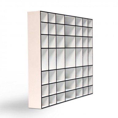 open bookcase