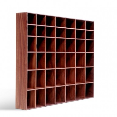 walnut bookcase